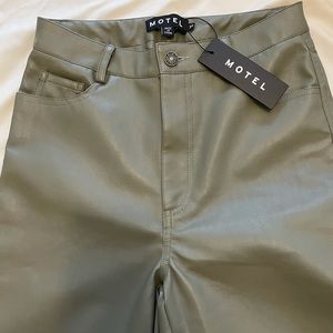 Motel rocks NWT vegan leather pant
